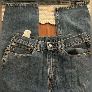 Levi’s 505, indigo blue, 34x32, good condition